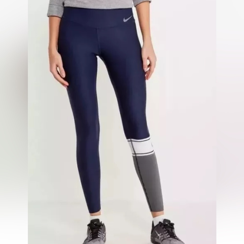 New Nike women's legging Power victory fit navy/gray XL Msrp$65
